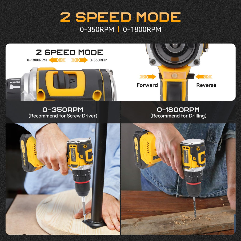 3/8" Brushless Compact Drill Tool Set with Drill Bit and Sockets J71998