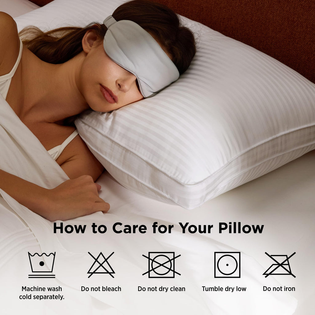 King Size Set of 2 Cotton Pillows M55210