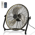 20" High Velocity Metal Floor Fan with Light B140126