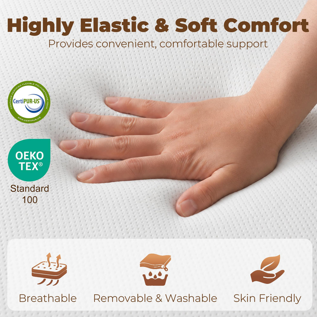 6 Inch Memory Foam Queen Trifold Mattress O84519