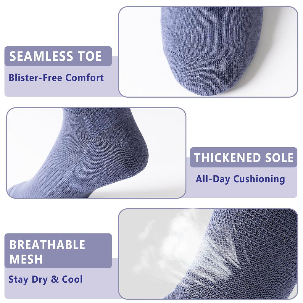 Viscose from Bamboo Crew Socks, 3 Pairs N363