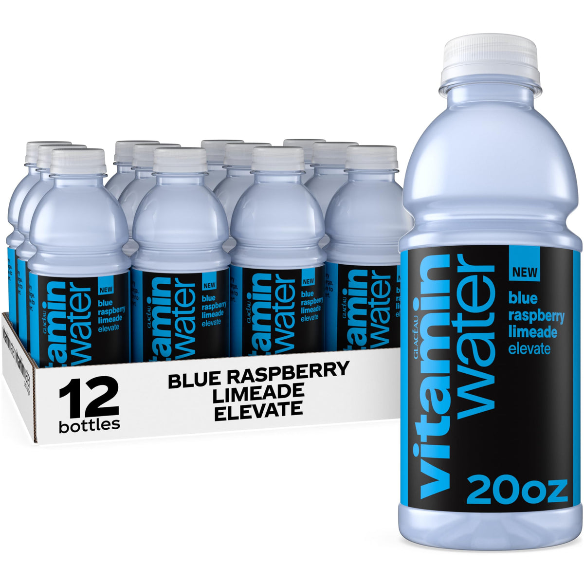 Blue Raspberry Limeade Nutrient Enhanced Water Beverage 20 oz 12 pack W54065