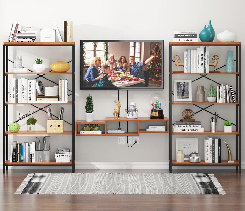 5 Tier Heavy Duty Freestanding Bookcase S86862