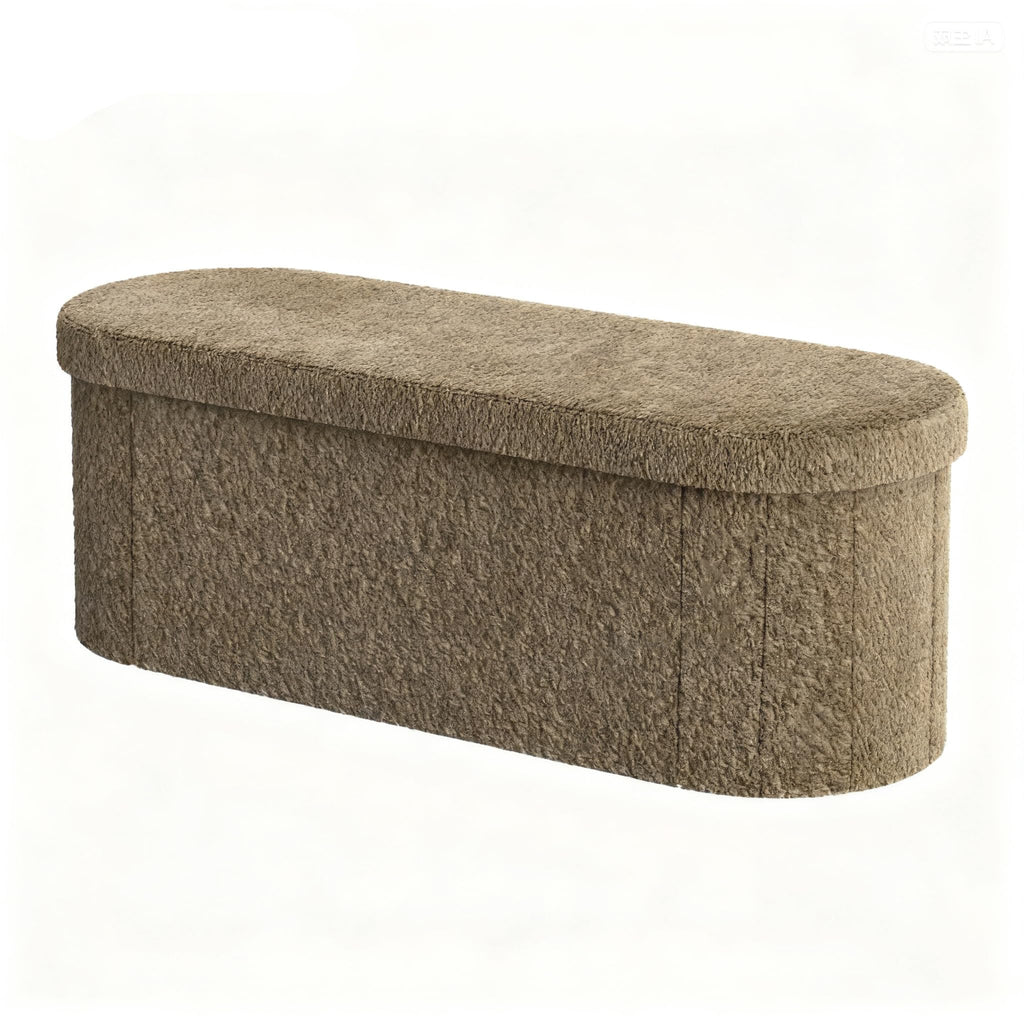 Oval Storage Ottoman F44891