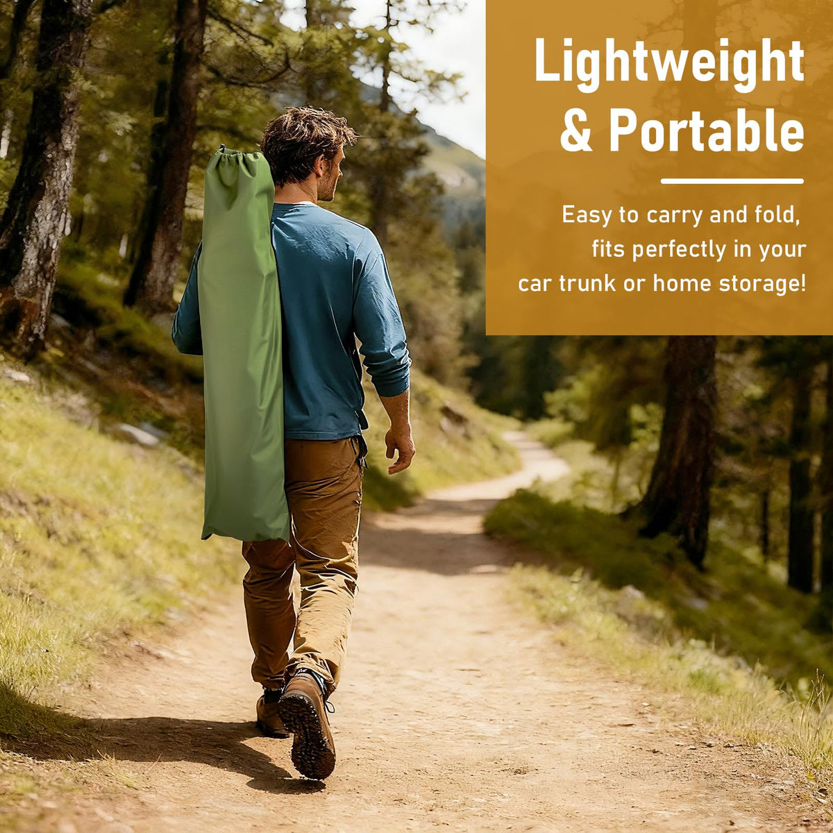 Folding Camping Cot with Carry Bag W300763