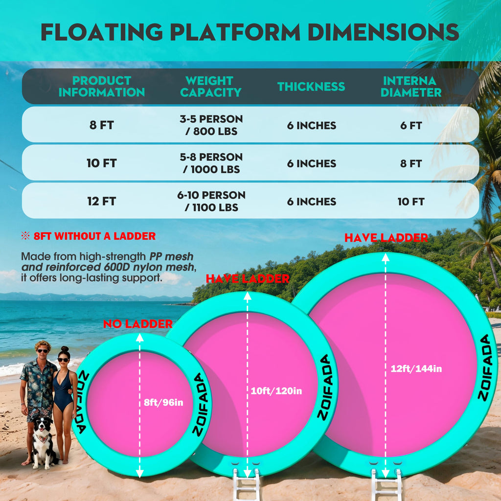 Inflatable Round Floating Ring with Cup Holder A501