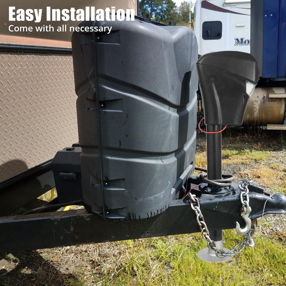 Electric Trailer A-Frame Tongue Jack 3,500 Lbs 18-Inch Stroke 12V DC D5087