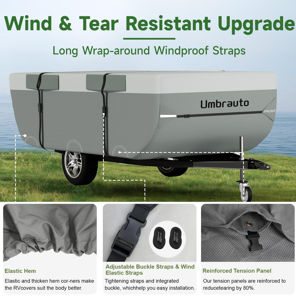 Pop Up Camper Cover 14-16 ft C7393