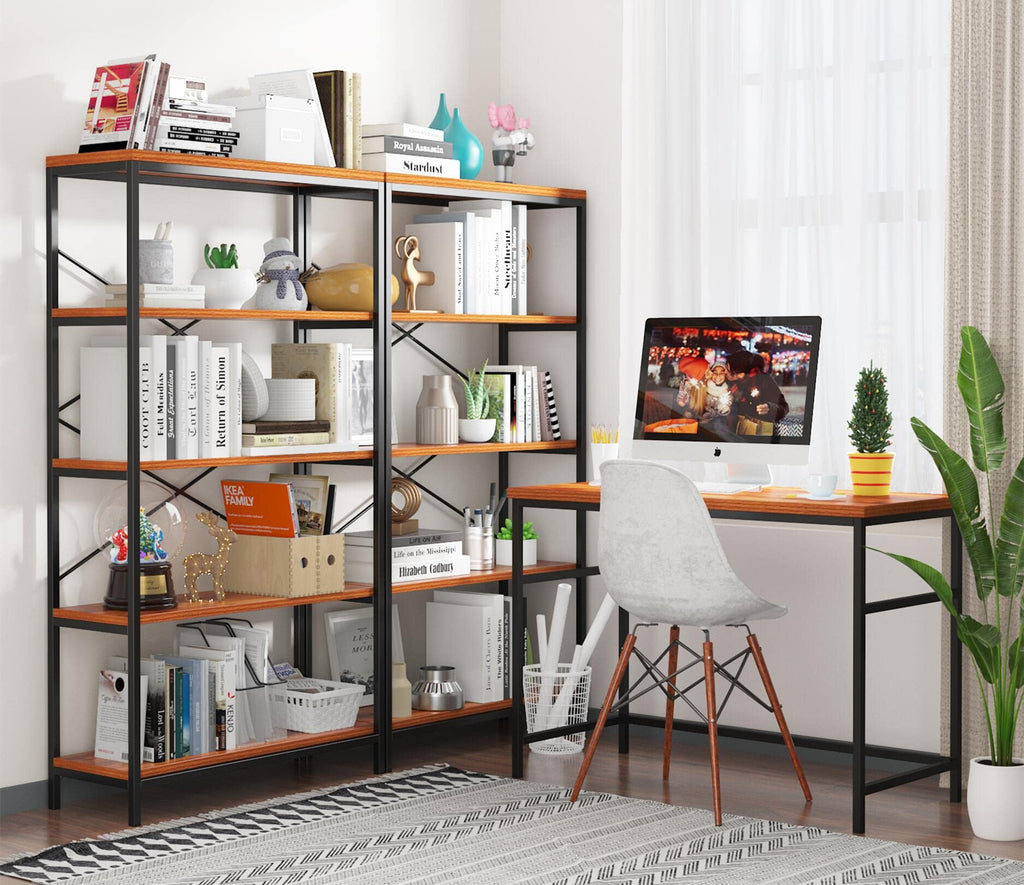 5 Tier Heavy Duty Freestanding Bookcase S86862