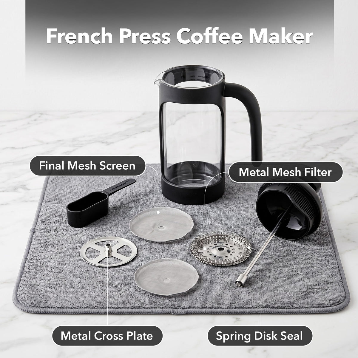 12oz French Press Coffee Maker K531627