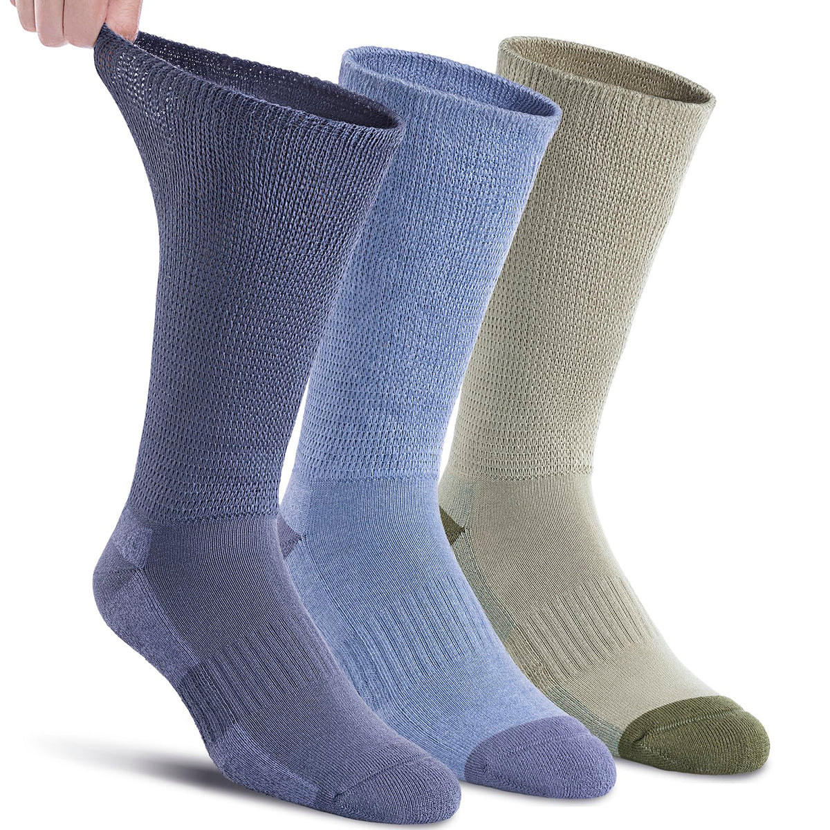 Viscose from Bamboo Crew Socks, 3 Pairs N363