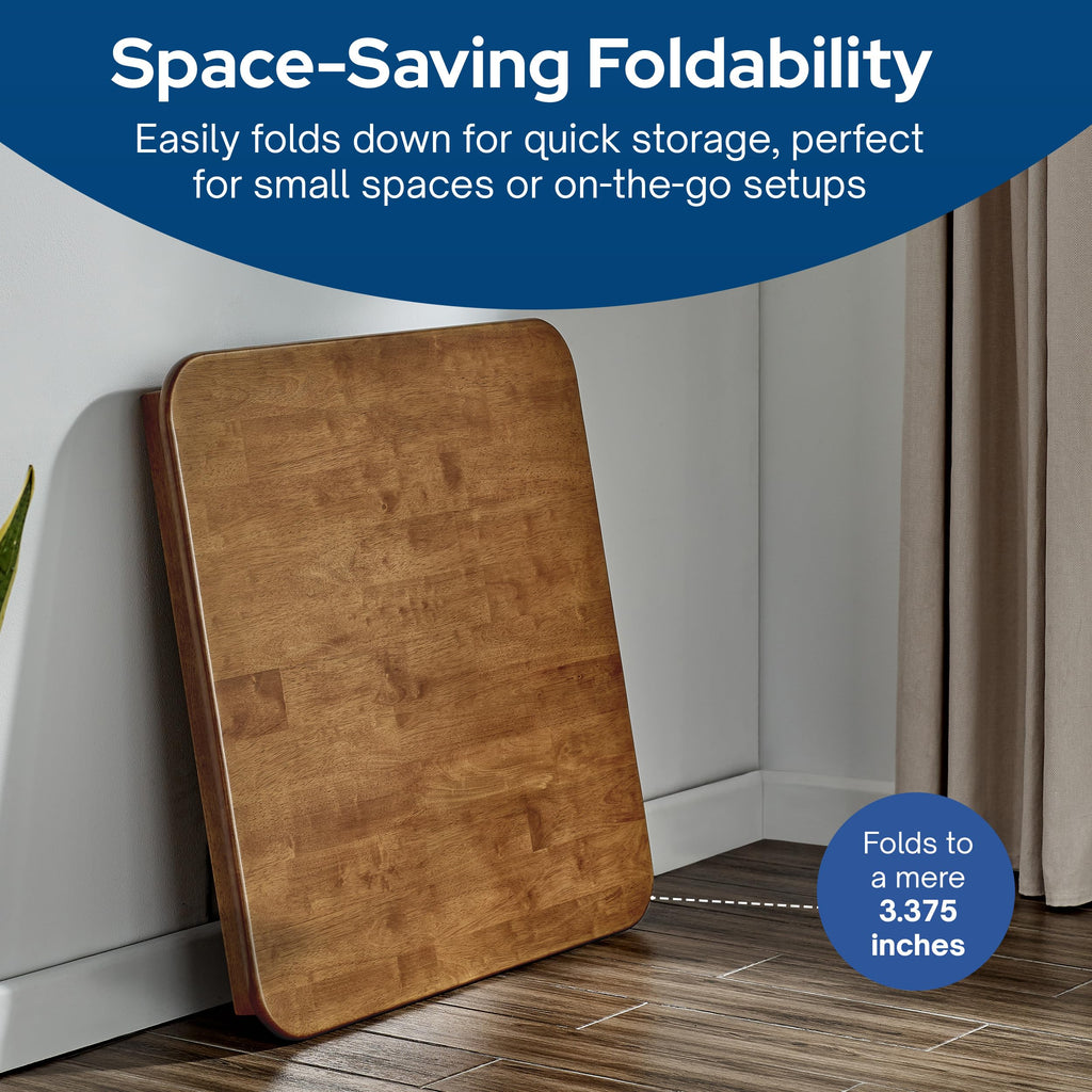 Fruitwood Wood Folding Table K81577