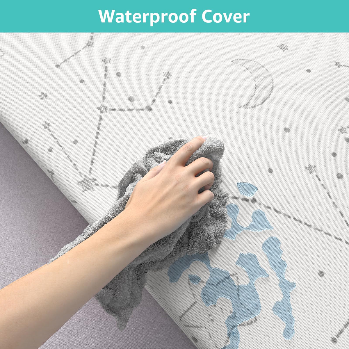 38x26 Waterproof Pack and Play Mattress Pad 2 Pack I528