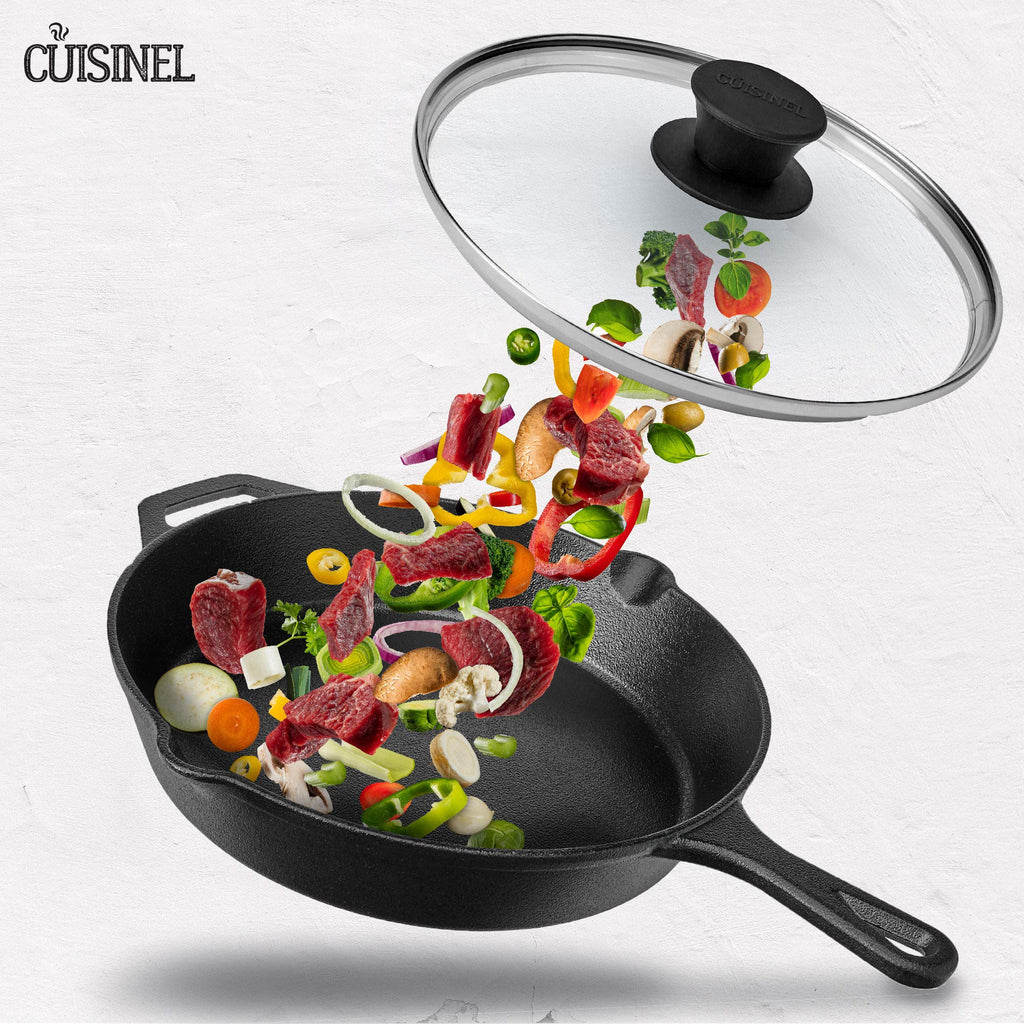 12 inch Tempered Glass Lid Oven Safe Q8040